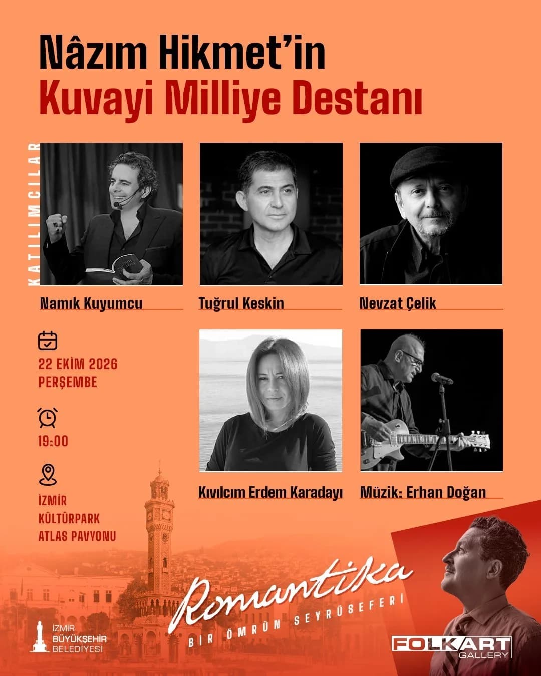 Folkart Gallery’nin İzmir Kültürpark Atlas Pavyonu’nda sanatseverlerle buluşturduğu "Romantika: bir Ömrün Seyrüseferi" s