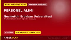 Necmettin Erbakan Üniversitesi öğretim elemanı alımı ilanı 2026 başvuru detayları