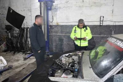 Nevşehir'de drift yapan sürücünün polis tarafından tespit edilen aracı parçalanmış halde