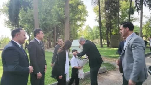 Nusaybin’de 12 şehit için düzenlenen anma töreninden Kur’an-ı Kerim tilaveti ve mevlit okunması görüntüsü