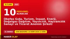 Obefas Gıda Bursa Orhangazi 10 beden işçisi personel alımı ilanı