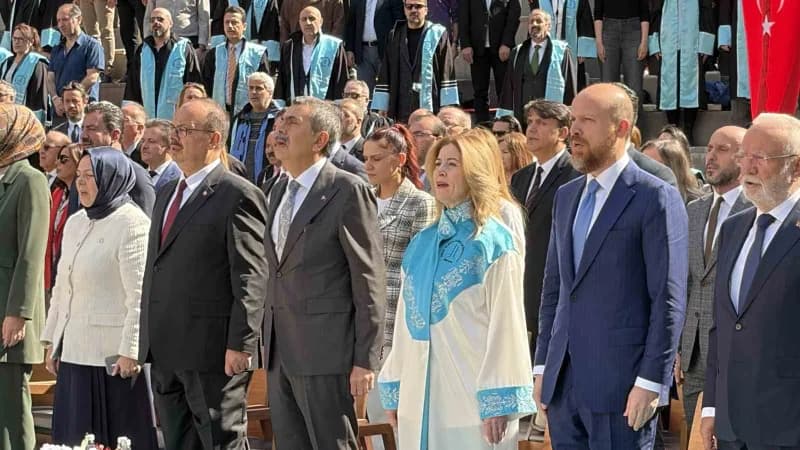 Milli Eğitim Bakanı Yusuf Tekin ile İlim Yayma Vakfı Mütevelli Heyeti Başkanı Necmeddin Bilal Erdoğan, Ankara Müzik ve G