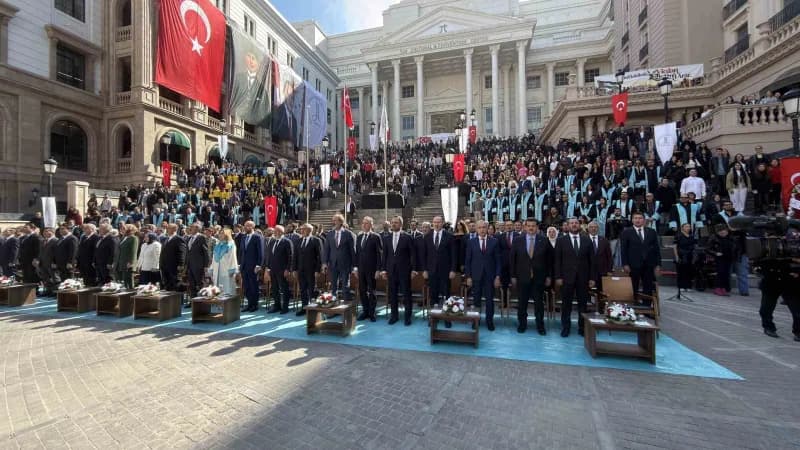 Milli Eğitim Bakanı Yusuf Tekin ile İlim Yayma Vakfı Mütevelli Heyeti Başkanı Necmeddin Bilal Erdoğan, Ankara Müzik ve G
