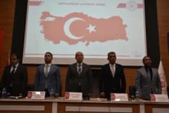 Erzurum'da düzenlenen okul sporları planlama ve koordinasyon toplantısından katılımcılar