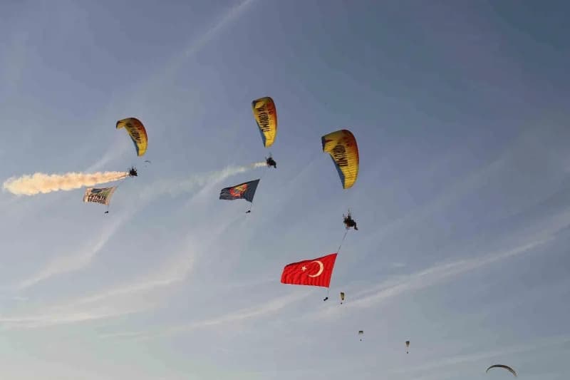 26. Ölüdeniz Hava Oyunları Festivali’nin açılışı gerçekleştirildi