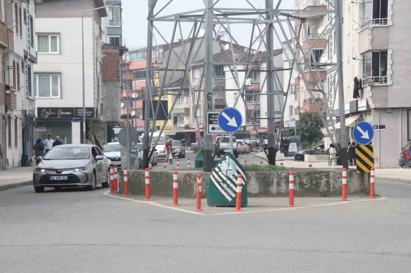 170 bin voltluk Elektrik enerjisini Giresun bölgesine taşıyan hattın bağlı olduğu direk özellikle bü