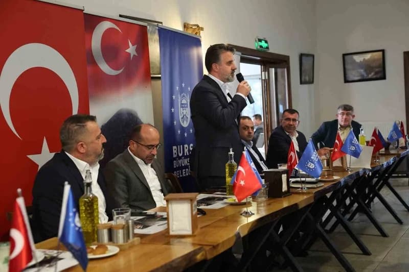 Bursa Büyükşehir Belediye Başkan Vekili Şahin Biba, Orhaneli ilçesi muhtarlarıyla bir araya gelerek talep ve önerilerini