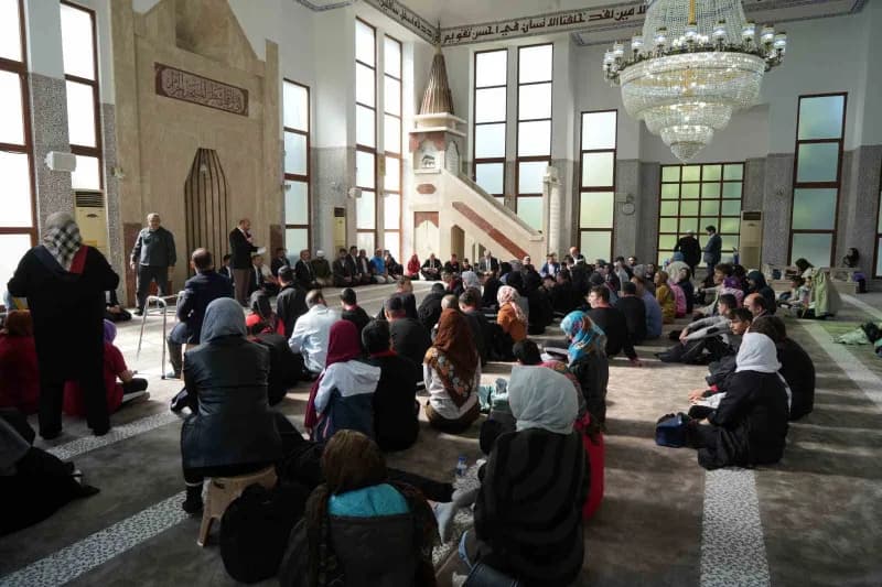 Samsun Atakum Pelitköy TOKİ Camii'nde özel eğitim öğrencileri ile ilahi dinletisi ve Kur’an-ı Kerim tilaveti etkinliği