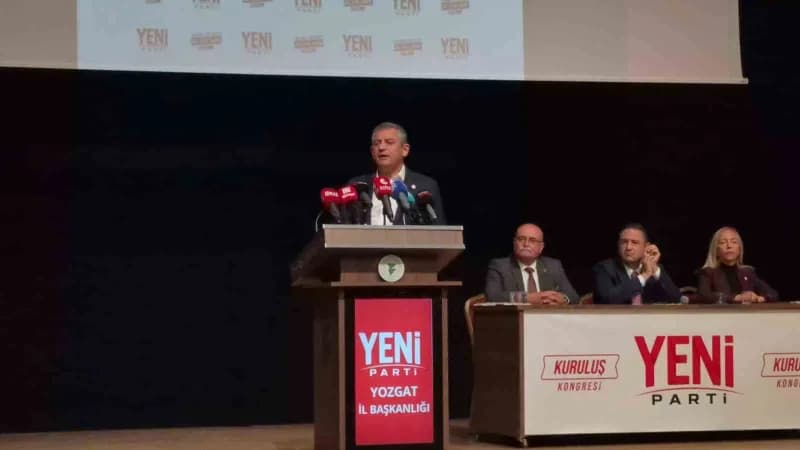 Yeni Parti Genel Başkanı Özgür Özel