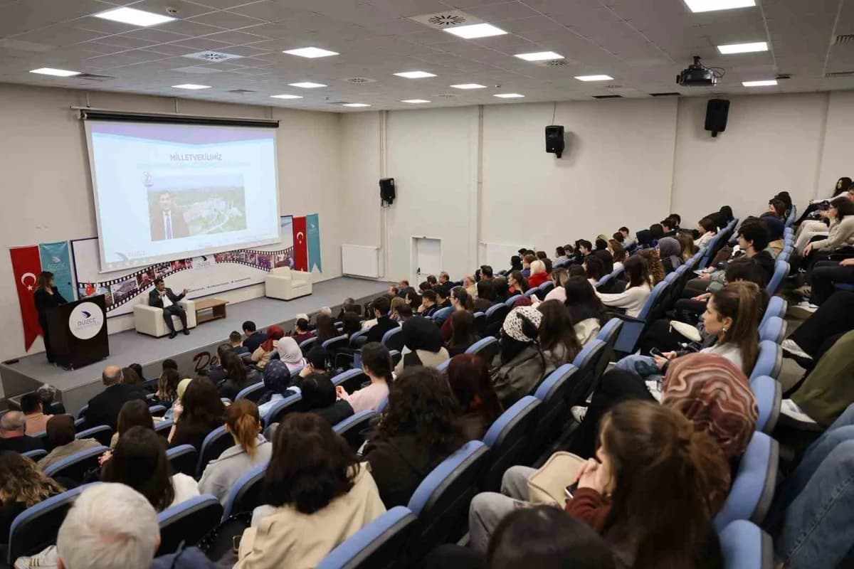 Düzce'nin iş bulma konusunda şanslı bir il olduğunu vurgulayan AK Parti Düzce Milletvekili Ercan Öztürk, ancak sadece di