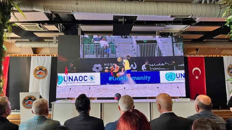 Plaj Futbolu Dünya Kulüpler Şampiyonası'nın (World Winners Cup 2026) lansmanı Alanya'da gerçekleştirildi