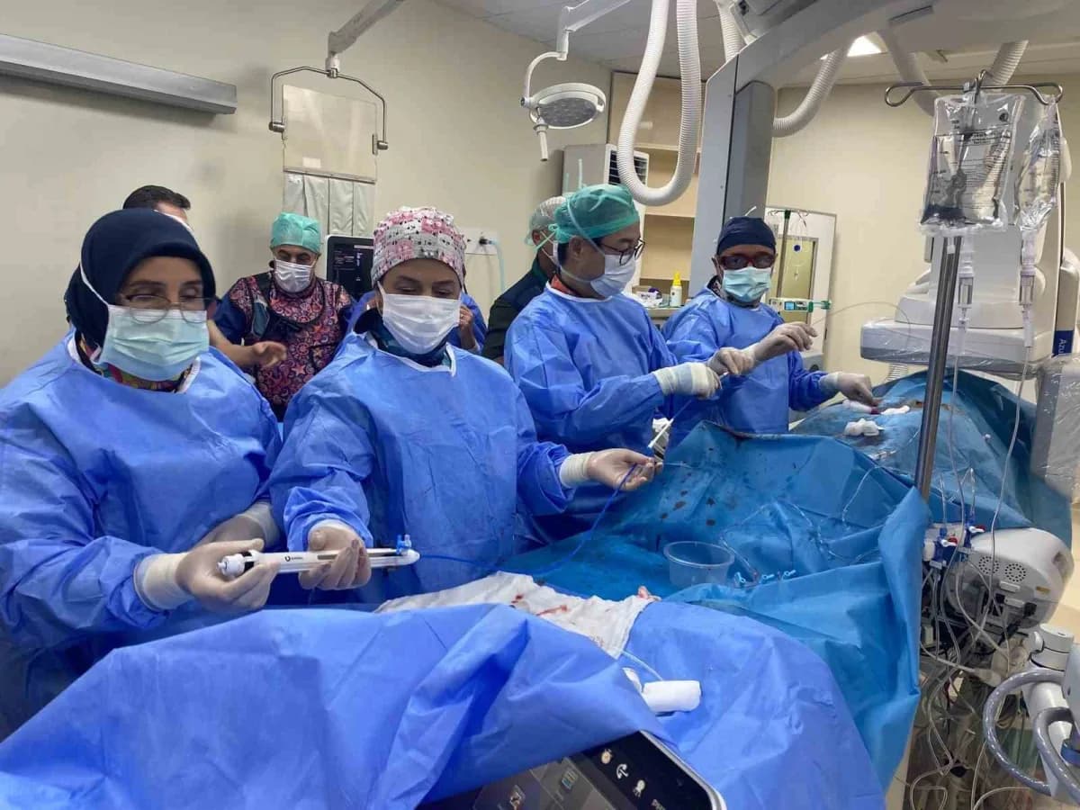 Çocuk kalp tedavisinde Türkiye’de bir İlk GAÜN’de gerçekleştirildi