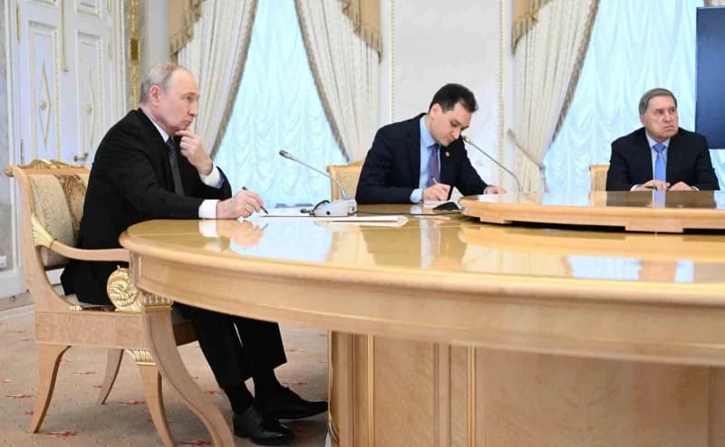 Rusya Devlet Başkanı Vladimir Putin, St. Petersburg'da ABD'li müzakereci Steve Witkoff ile gerçekleş