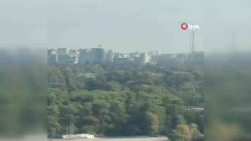 Rusya'nın insansız hava aracıyla Pivnichnyi Köprüsü'ne düzenlediği saldırı sonrası köprü görüntüsü