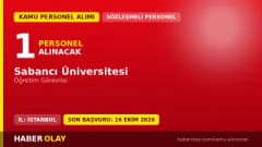 Sabancı Üniversitesi öğretim elemanı alımı için başvuru süreci ve şartları