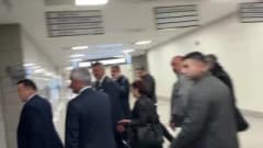 Sadettin Saran mahkeme salonunda savunma yaparken