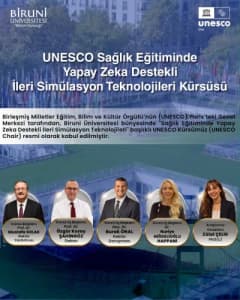 Biruni Üniversitesi kampüsünde sağlık ve yapay zekâ alanında kurulan UNESCO Kürsüsü binası