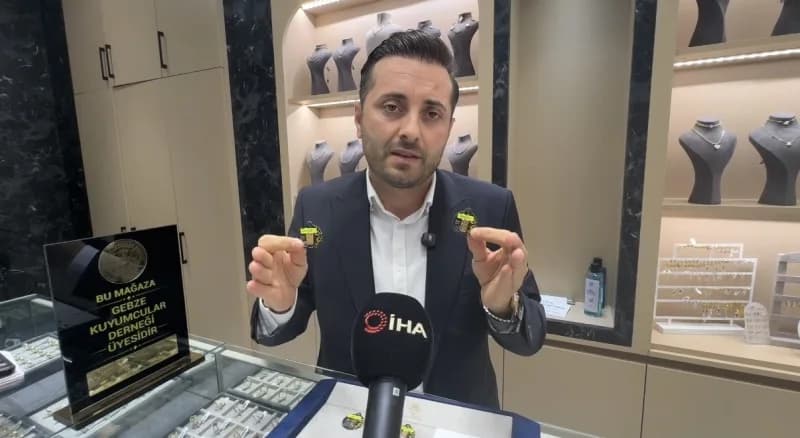 Gebze Kuyumcular Derneği Başkanı Savaş Kılıç açıklama yaptı