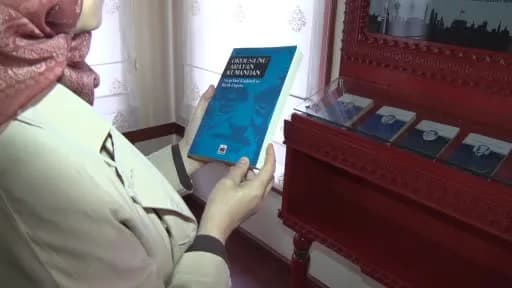 Ankara Şair ve Yazarlar Evi Müzesi’nde sergilenen edebiyat eserleri ve kişisel eşyalar