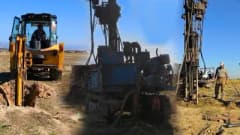 Salihli Organize Tarım Bölgesi projesinde iş makineleriyle saha çalışmaları devam ediyor