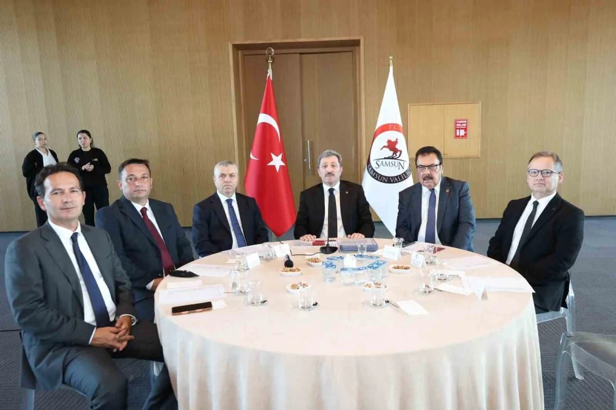 Samsun’da yürütülen sağlık, ulaşım ve sanayi projelerinin genel görünümü