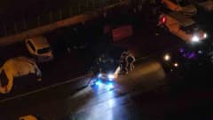 Samsun İlkadım Selahiye Mahallesi Kocatepe Sokak’ta asker eğlencesinde motosiklet ve araçlarla tehlikeli hareketler yapa