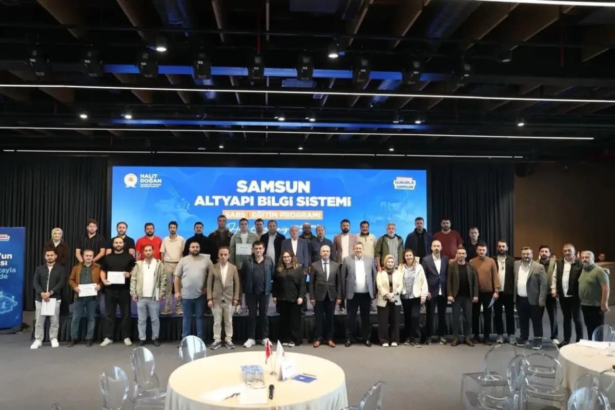 Samsun Büyükşehir Belediyesi binası ve altyapı ruhsat denetim süreci için kullanılan ORYAZ yazılım ekranı