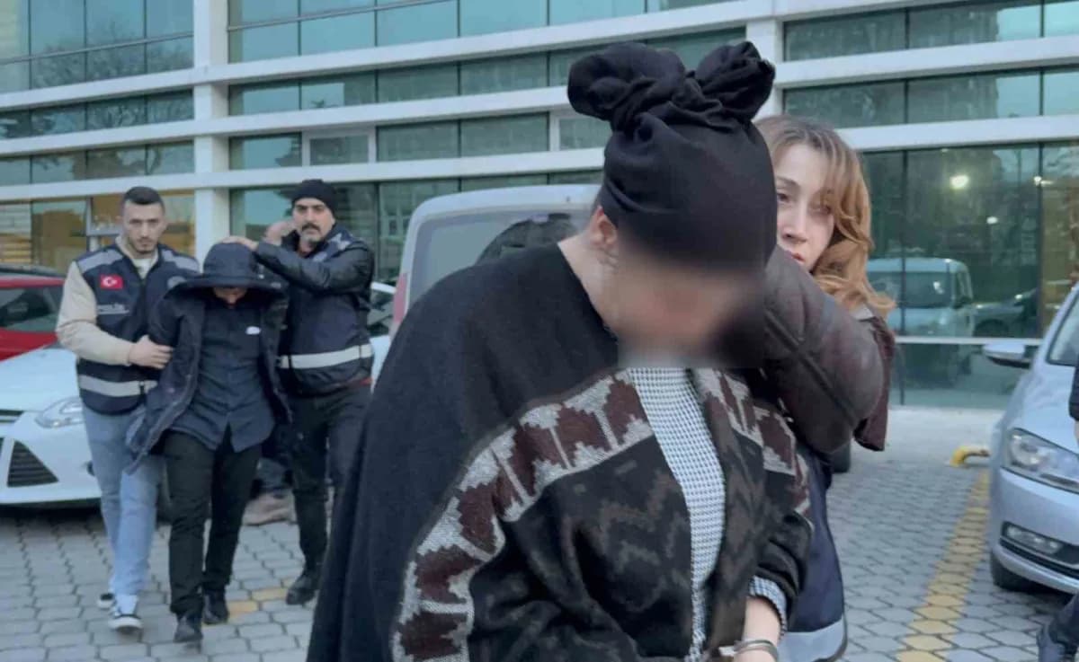 Samsun Canik ilçesinde cinayet davasının görüldüğü mahkeme salonu