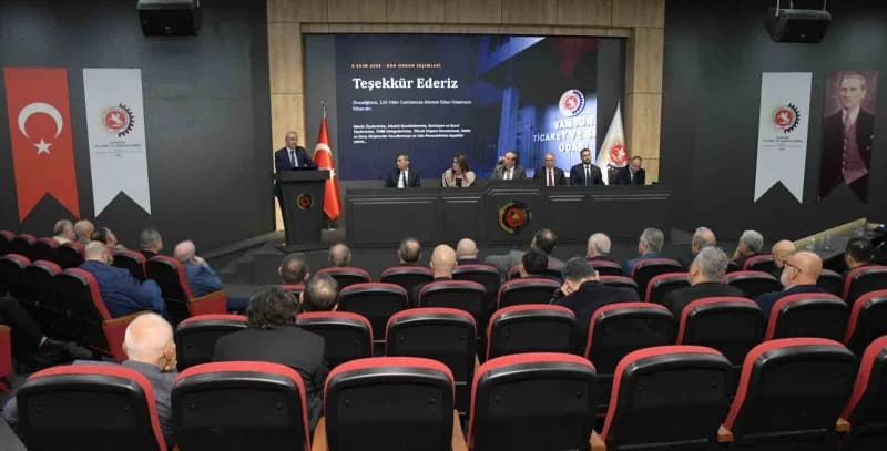 Samsun Ticaret ve Sanayi Odası’nın (TSO) 2022-2026 döneminin son Meclis toplantısında konuşan Yönetim Kurulu Başkanı Sal