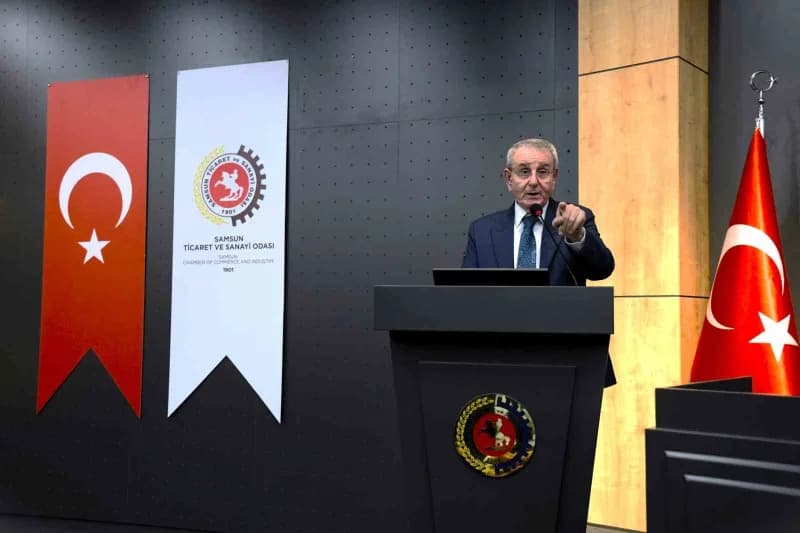 Samsun Ticaret ve Sanayi Odası’nın (TSO) 2022-2026 döneminin son Meclis toplantısında konuşan Yönetim Kurulu Başkanı Sal
