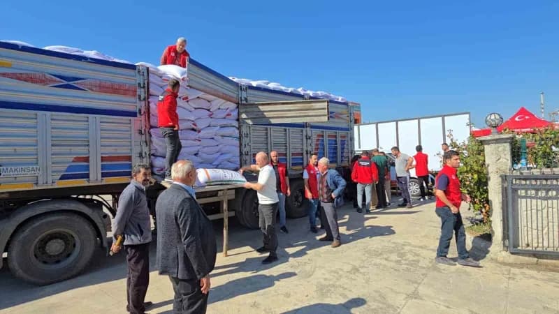 Samsun’da Vezirköprü, Havza ve Ladik ilçelerinde tarımsal üretim yapan 1.757 üreticiye 21 bin dekar alanda kullanılmak ü