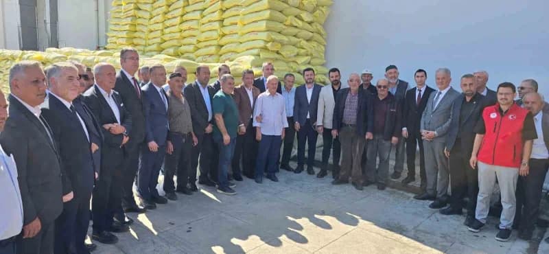 Samsun’da Vezirköprü, Havza ve Ladik ilçelerinde tarımsal üretim yapan 1.757 üreticiye 21 bin dekar alanda kullanılmak ü