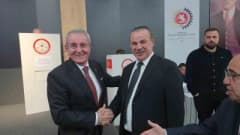 Samsun Ticaret ve Sanayi Odası yönetim kurulu üyeleri ve meclis başkanı seçim sonrası toplu fotoğraf