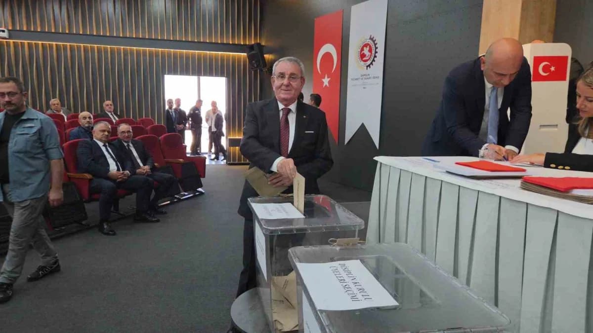 Samsun Ticaret ve Sanayi Odası'nın (TSO) 2026-2030 dönemi yeni yönetiminin belirlenmesi amacıyla gerçekleştirilen seçiml