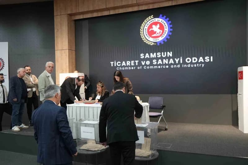 Samsun Ticaret ve Sanayi Odası’nın (TSO) 2026-2030 dönemi yeni yönetiminin belirlenmesi amacıyla gerçekleştirilen seçiml