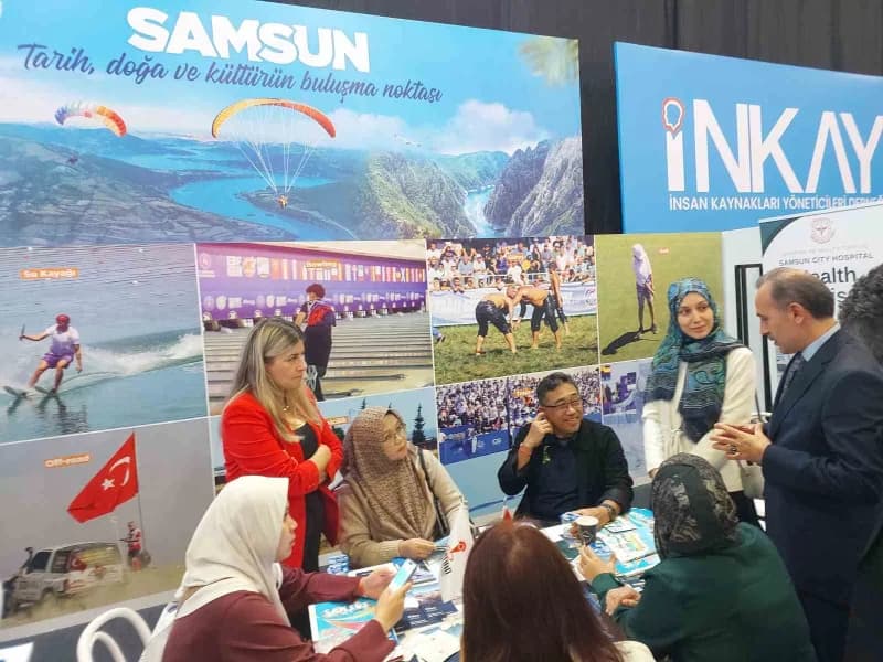 Samsun, 100'den fazla ülkeden Turizm profesyonelinin katıldığı ATF 2026 Antalya Turizm Fuarı'nda (AT