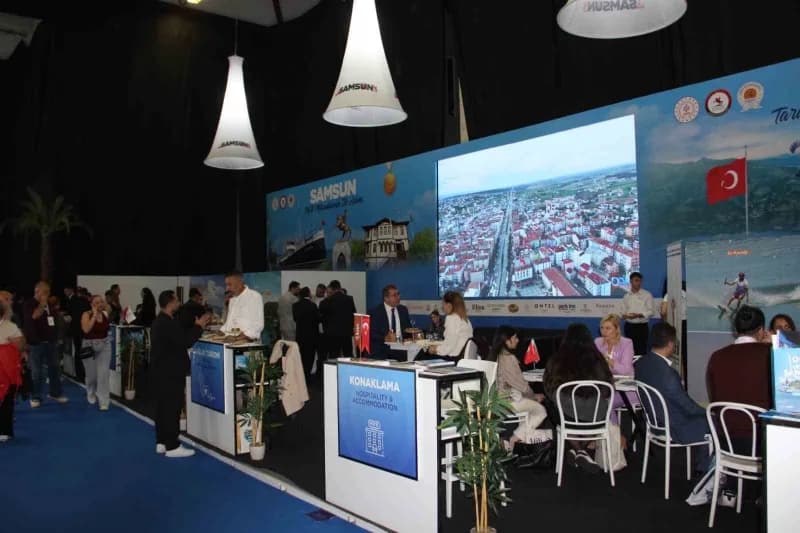 Antalya Turizm Fuarı’nda Samsun standında turizm tanıtımı yapılıyor