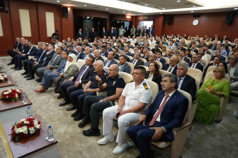 Antalya'da tedavi gördüğü hastanede hayatını kaybeden Cumhuriyet Savcısı Gadem Taş'ın adının verildiği Konferans Salonu,