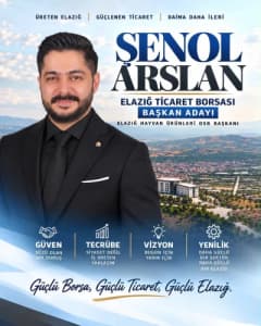 Şenol Arslan Elazığ Ticaret Borsası adaylığını açıklarken konuşuyor