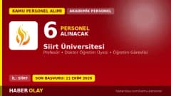 Siirt Üniversitesi öğretim üyesi alımı ilanı 2026 başvuru detayları ve şartları