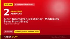 Sınır Tanımayan Doktorlar Hatay projesi için 2 Registration Officer alımı ilanı