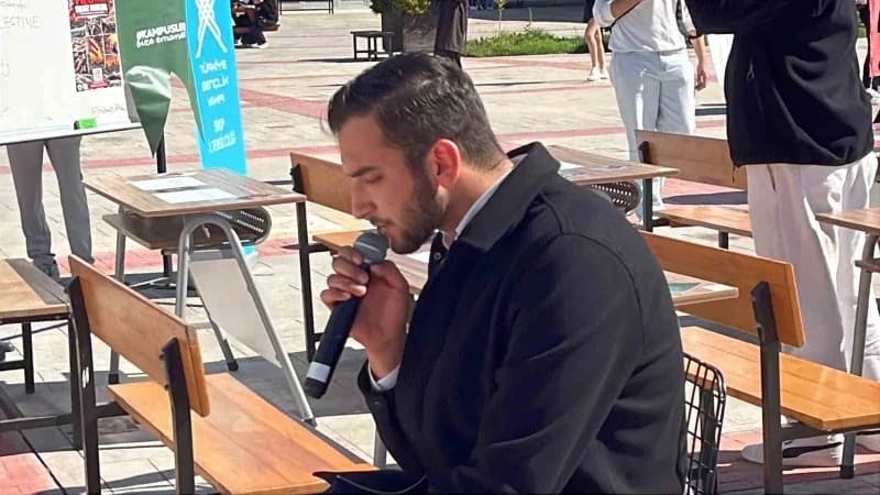 TÜGVA Sinop Şubesi ve Yeniler Öğrenci Kulübü tarafından, 7 Ekim Aksa Tufanı’nın yıl dönümü dolayısıyla Sinop Üniversites