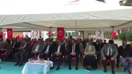 Sinop’ta Kızılay Mehmet Küçükbaş Kan Alma Birimi açılış töreninden bir kare