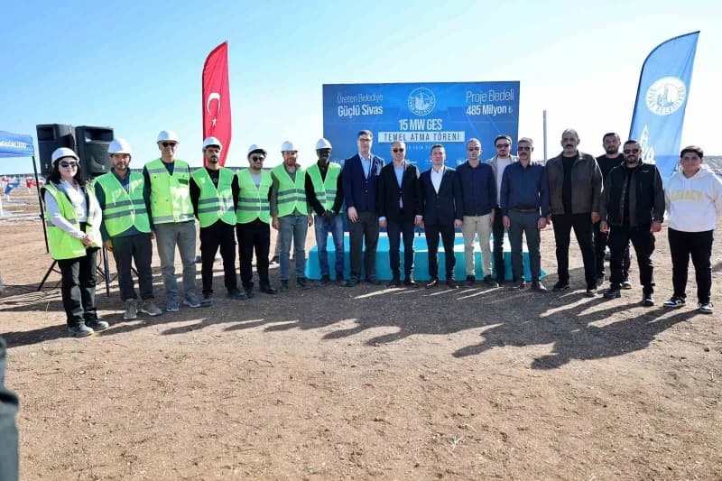 Sivas Belediyesi tarafından Meraküm Mevkii’nde 230 dönüm arazi üzerine kurulacak 15 MW gücündeki Güneş Enerji Santralini