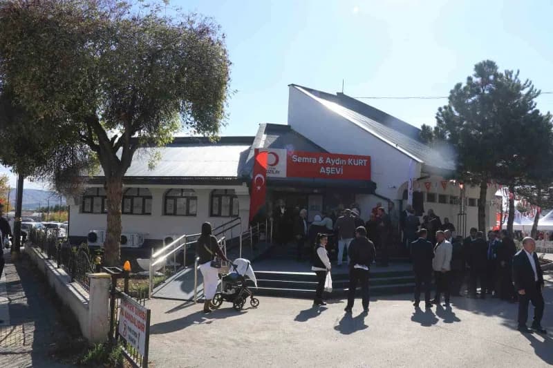 Semra ve Aydın Kurt Aşevi düzenlenen törenle hizmete açıldı.