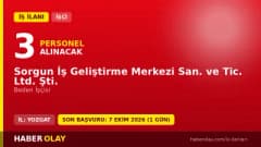 Sorgun İş Geliştirme Merkezi 3 beden işçisi alımı için başvuru adresi ve şartlar