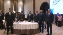 Vedat Işıkhan Azerbaycan Hankendi’de SocGov2026 konferansında konuşma yapıyor