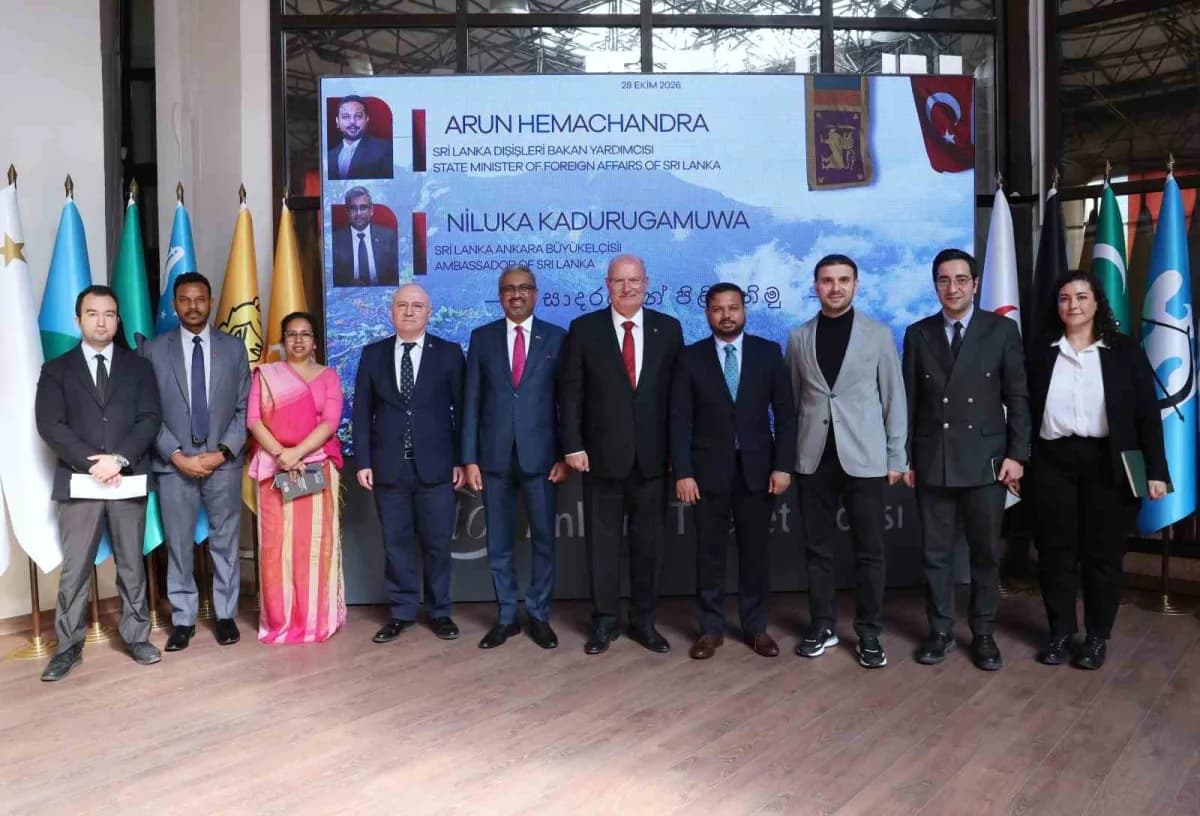 Sri Lanka Dışişleri ve Yurtdışı İstihdam Bakan Yardımcısı Arun Hemachandra Ankara Ticaret Odası (ATO