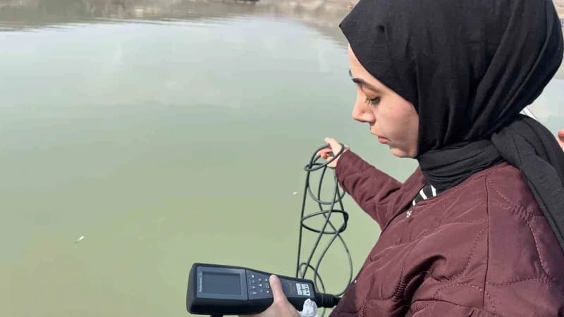 Su Ürünleri Fakültesi Öğrencileri, Plankton Bilgisi ve Kültürü ile Limnoloji dersleri kapsamında Dem
