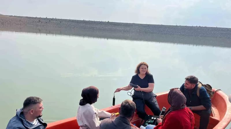 Su Ürünleri Fakültesi Öğrencileri, Plankton Bilgisi ve Kültürü ile Limnoloji dersleri kapsamında Dem